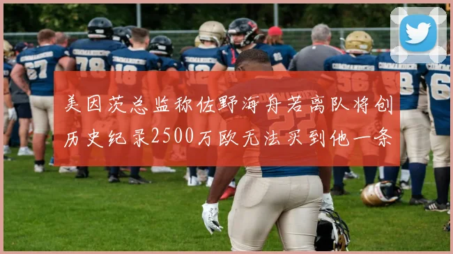 美因茨总监称佐野海舟若离队将创历史纪录2500万欧无法买到他一条腿